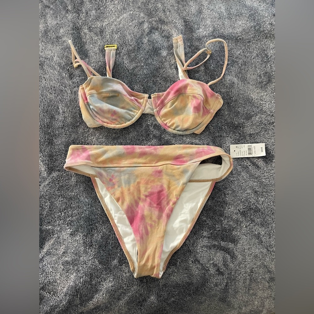 Brand new LA hearts by PacSun bikini top w: matching high waisted bikini bottom